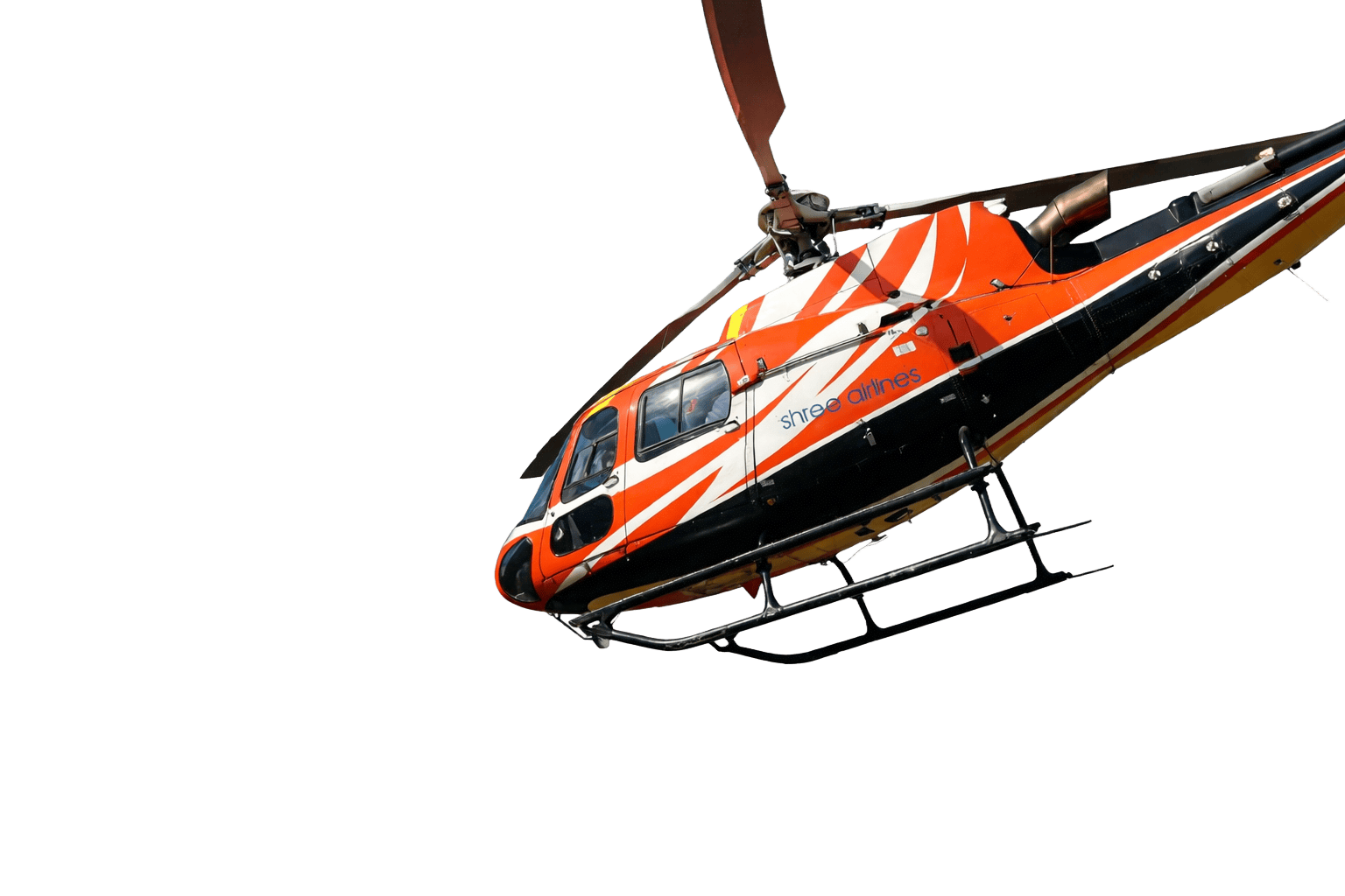 Everest Base Camp helicopter tour in Nepal with scenic mountain aerial view